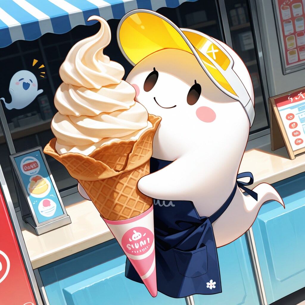 アイスクリーム屋お化けさん