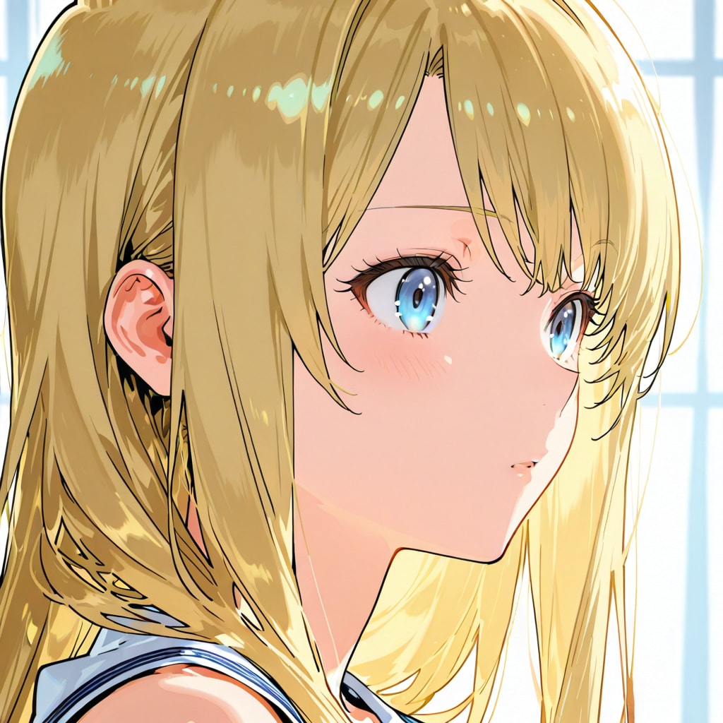 青目金髪少女 | の人気AIイラスト・グラビア