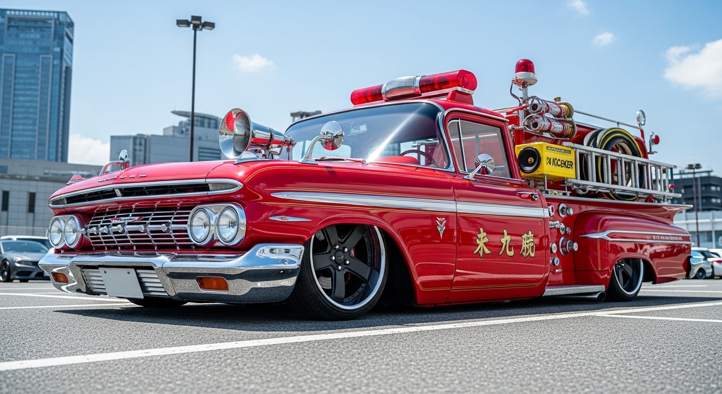 インパラ消防車のドリ車 | の人気AIイラスト・グラビア