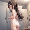 更衣室にて 3枚目
