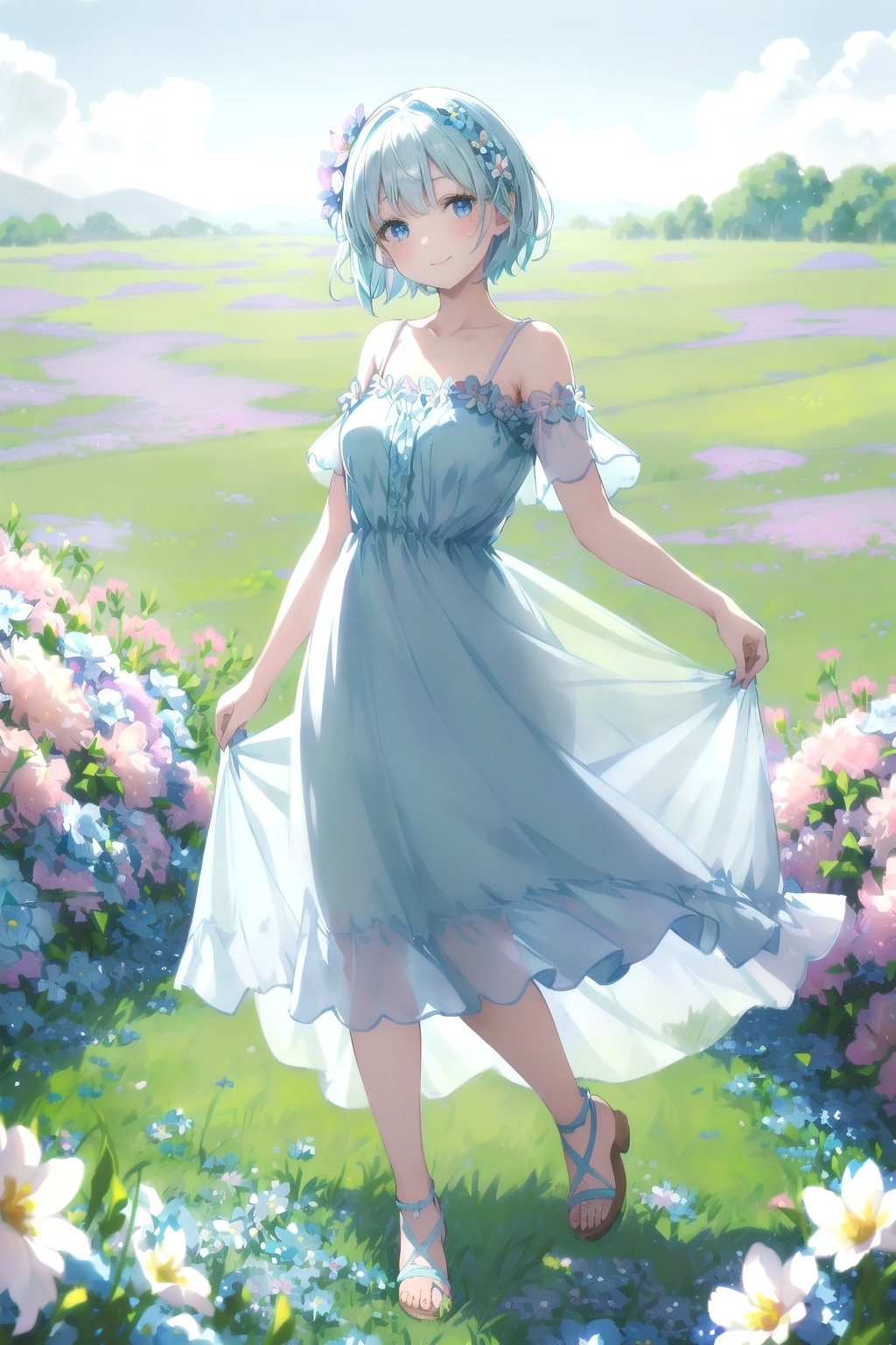 草原の少女