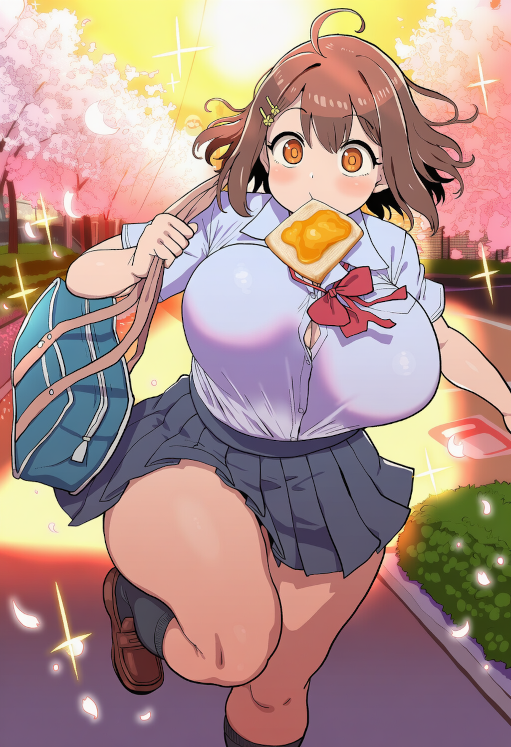 駆けろパン食いガール