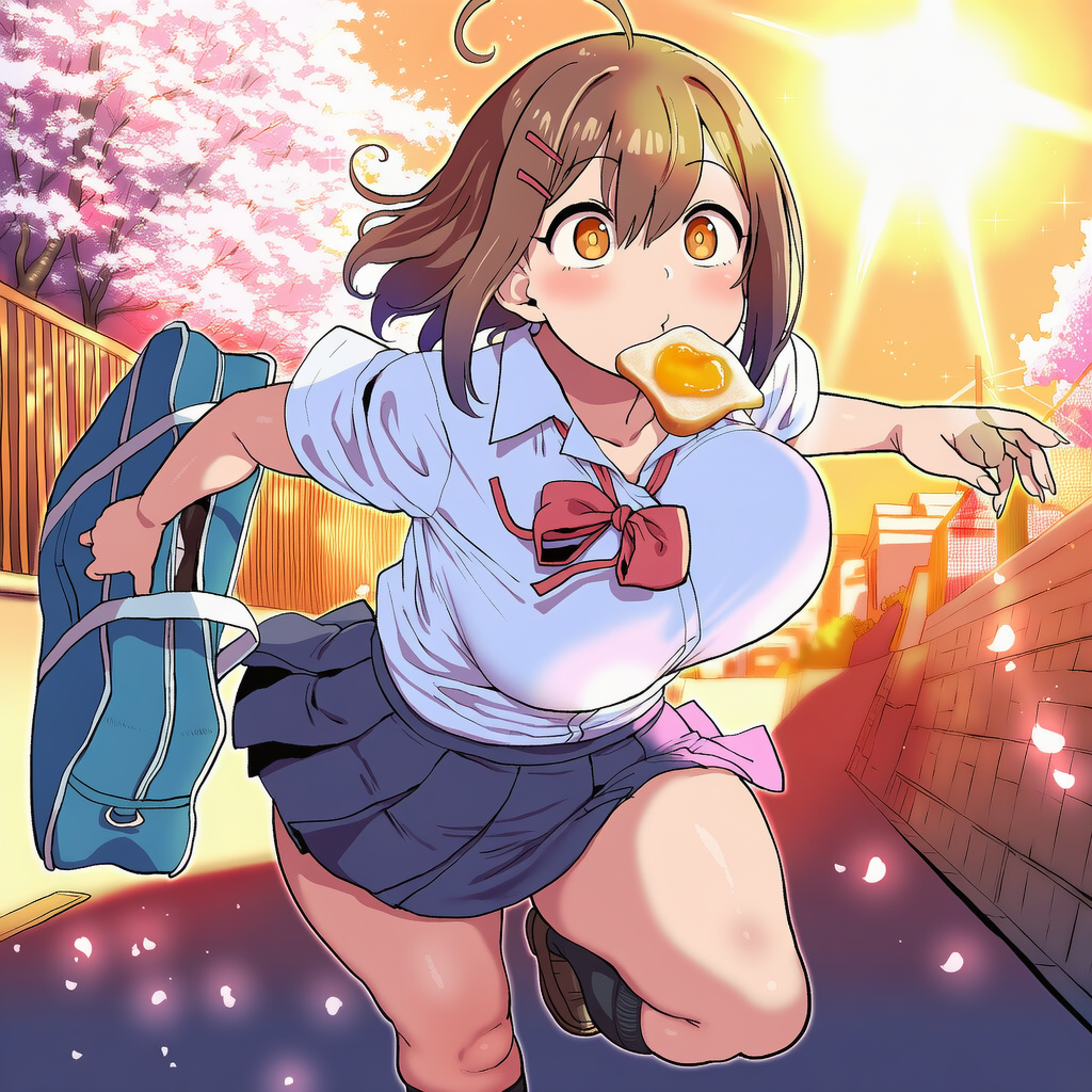 駆けろパン食いガール