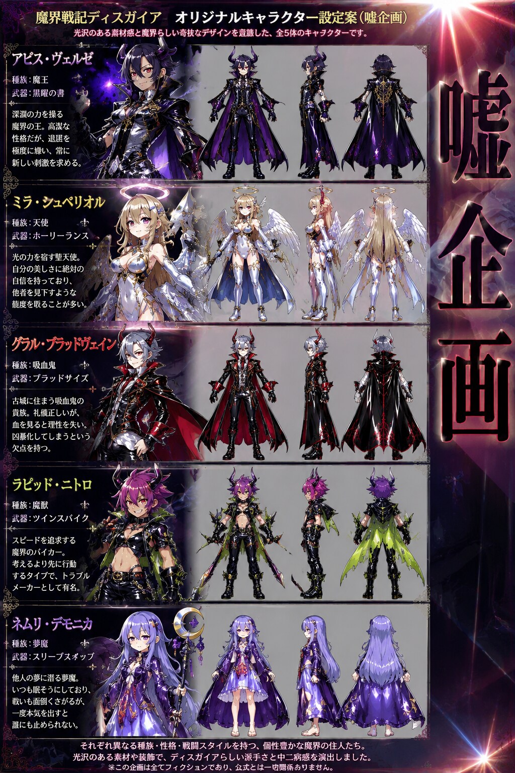魔界戦記ディスガイア　オリキャラ