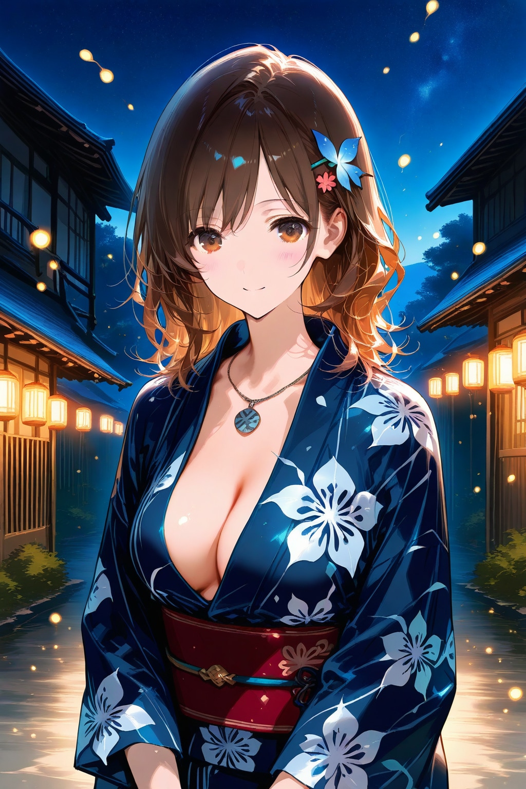 他モデルで浴衣②