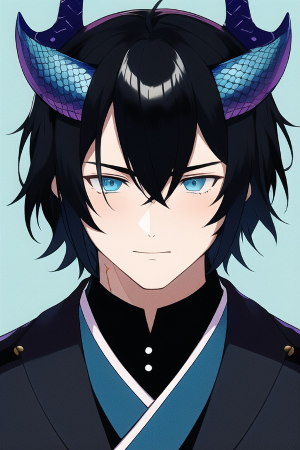 アイコン画像（ドラゴン角男子）