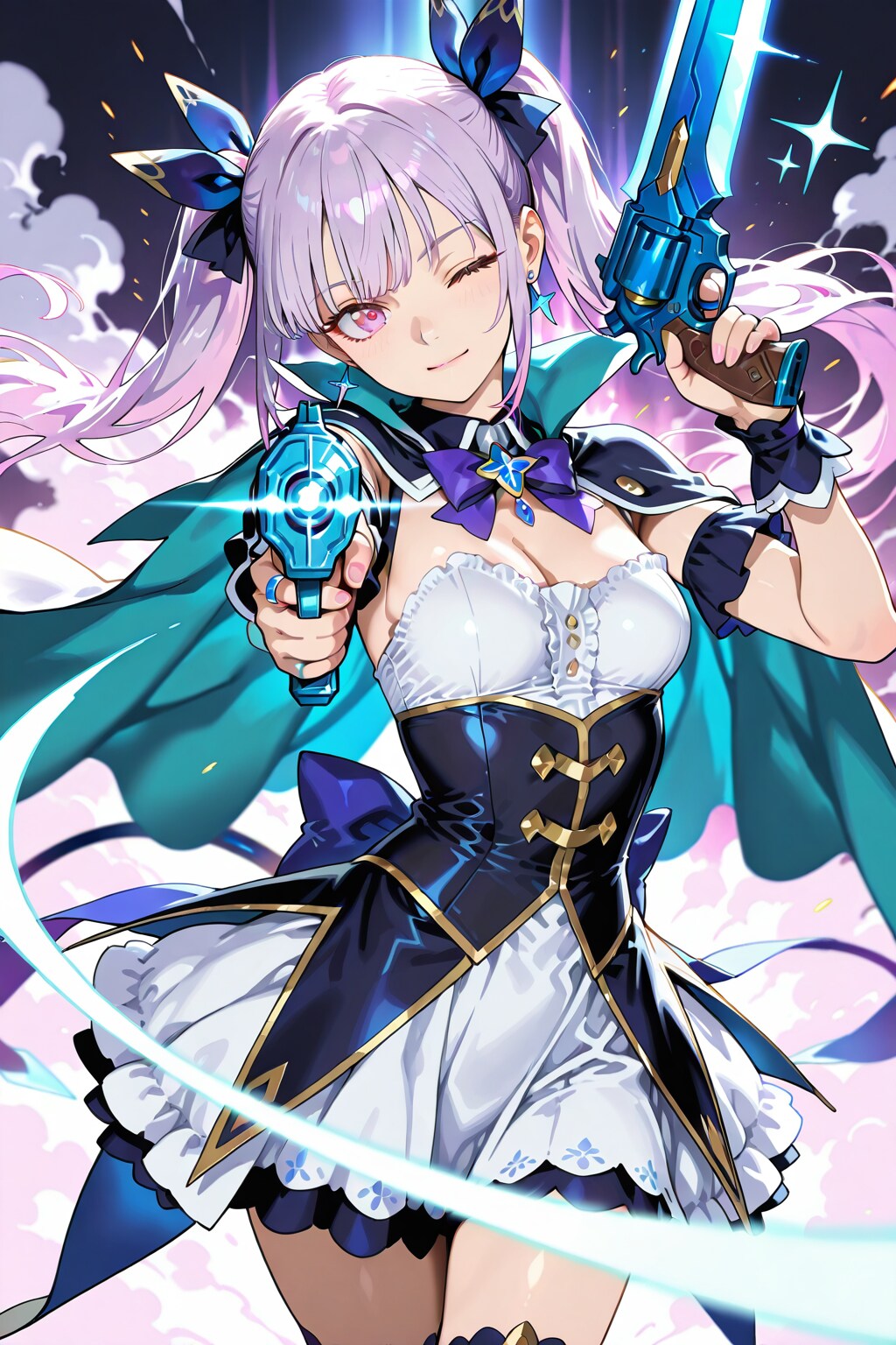 うふふ❤️無駄な抵抗はしないで下さいね❤️今度妙な動きをしたら絵梨奈の本気を見せちゃいますよ❤️ | の人気AIイラスト・グラビア