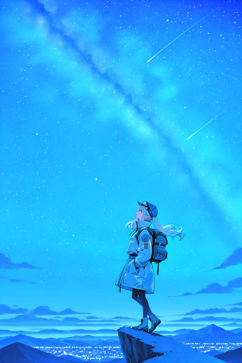 眼下に夜景