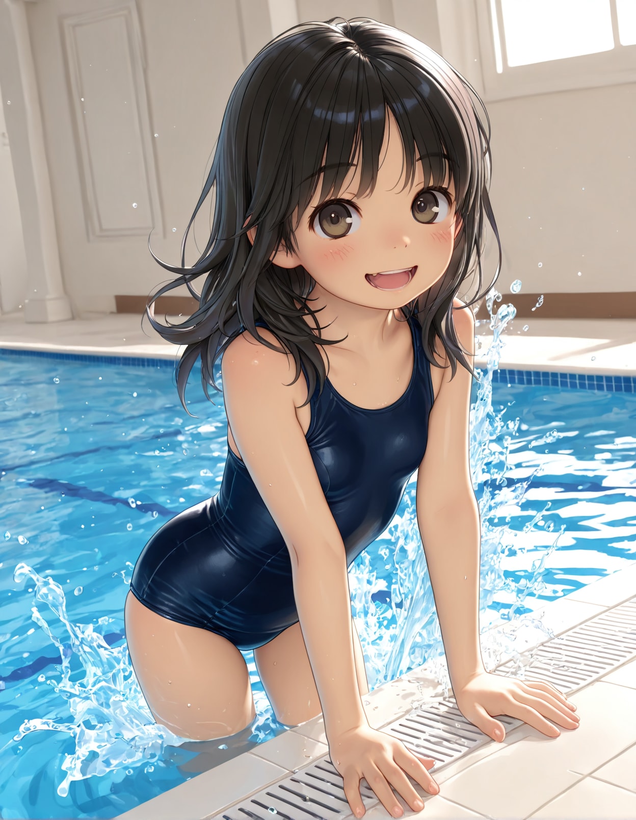 一緒に泳ご～