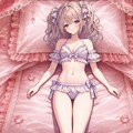 茶髪少女と水着　その8-1 2枚目