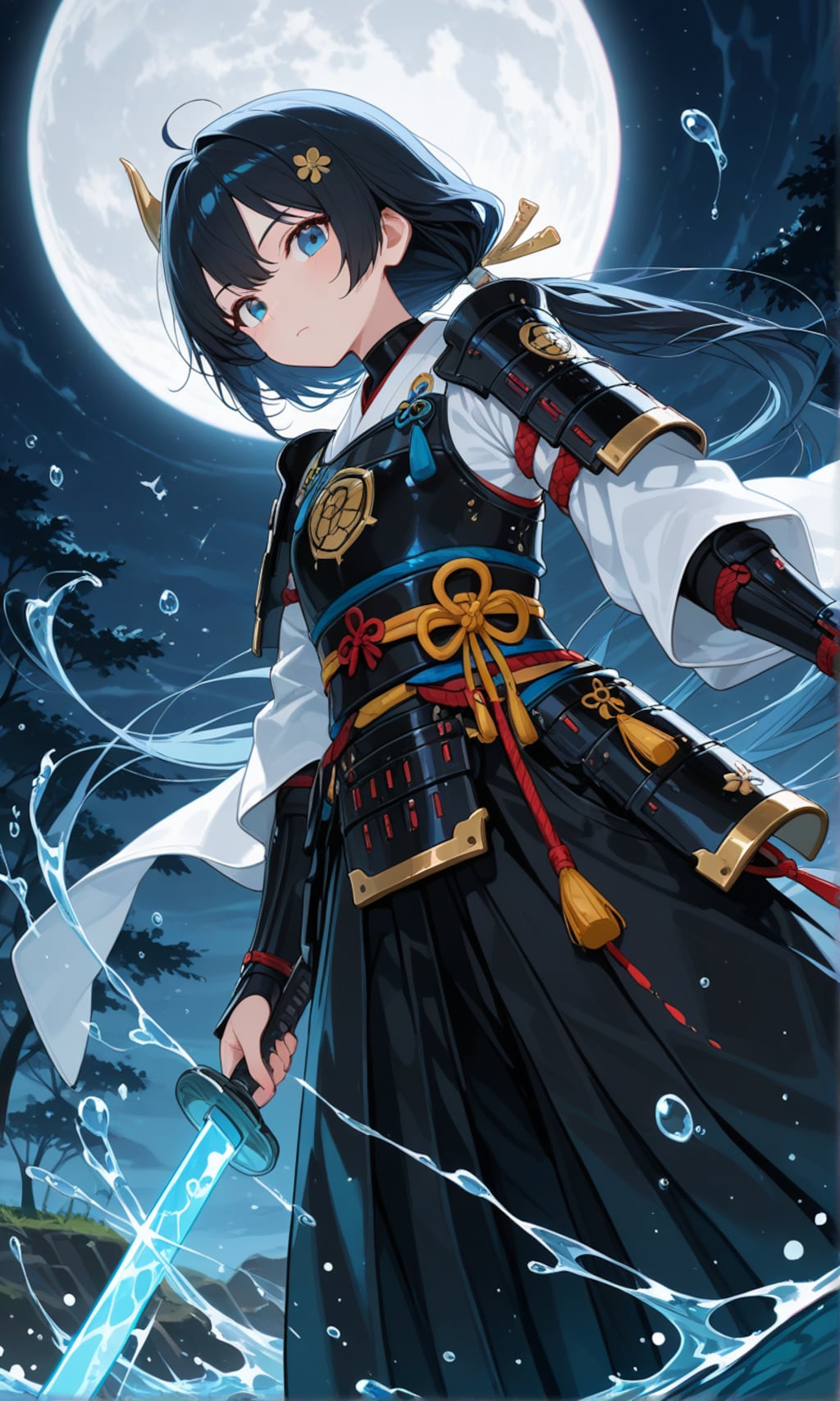 水と月と和風ファンタジー💧🌕