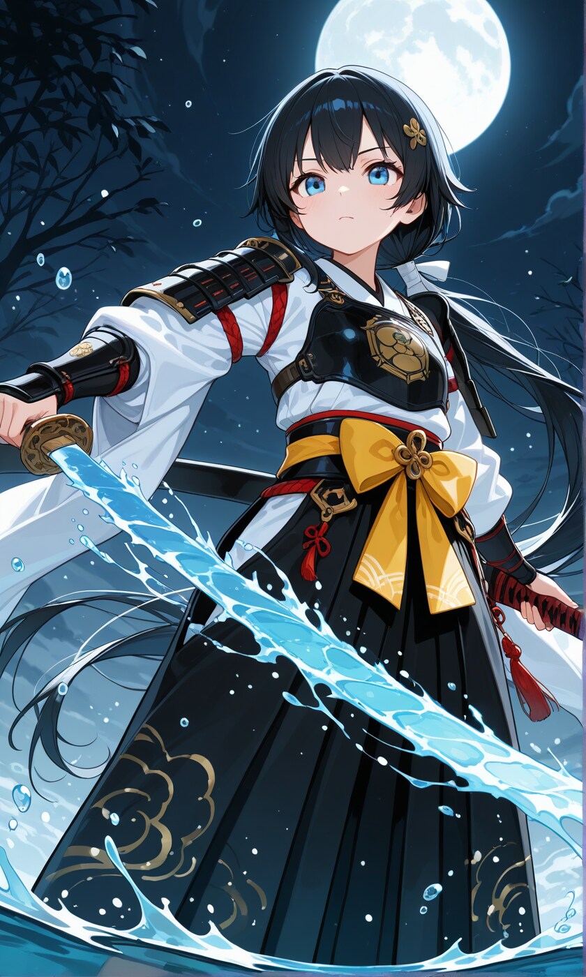 水と月と和風ファンタジー💧🌕