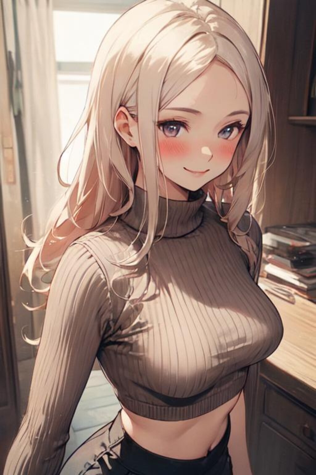 タイトリブニット