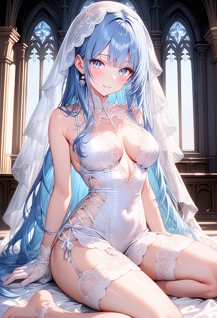 Days AI「ランジェリー姿の花嫁　Ver.01」