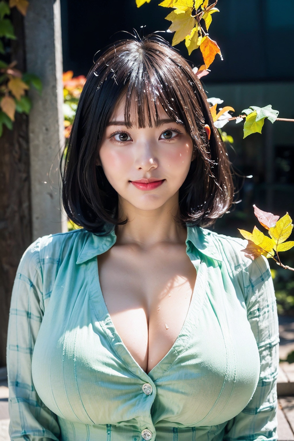 紅葉とおっぱい