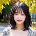 紅葉とおっぱい 4枚目