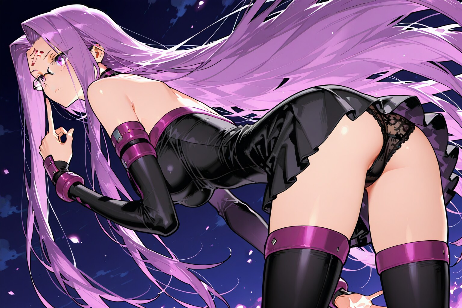あなたを石化させない様にメガネをかけました。