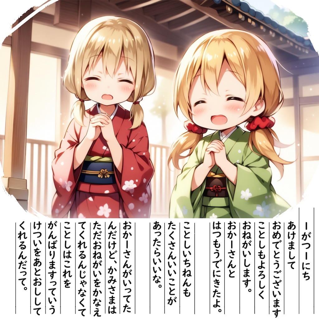 【絵日記】あけましておめでとう！