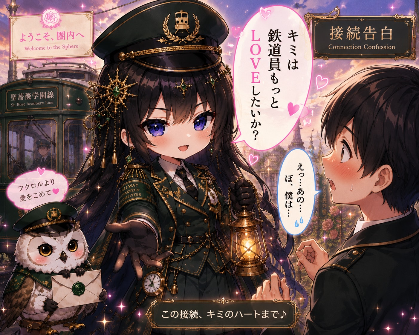 聖薔薇学園編〜鉄道管理委員会鉄道員募集ポスター〜