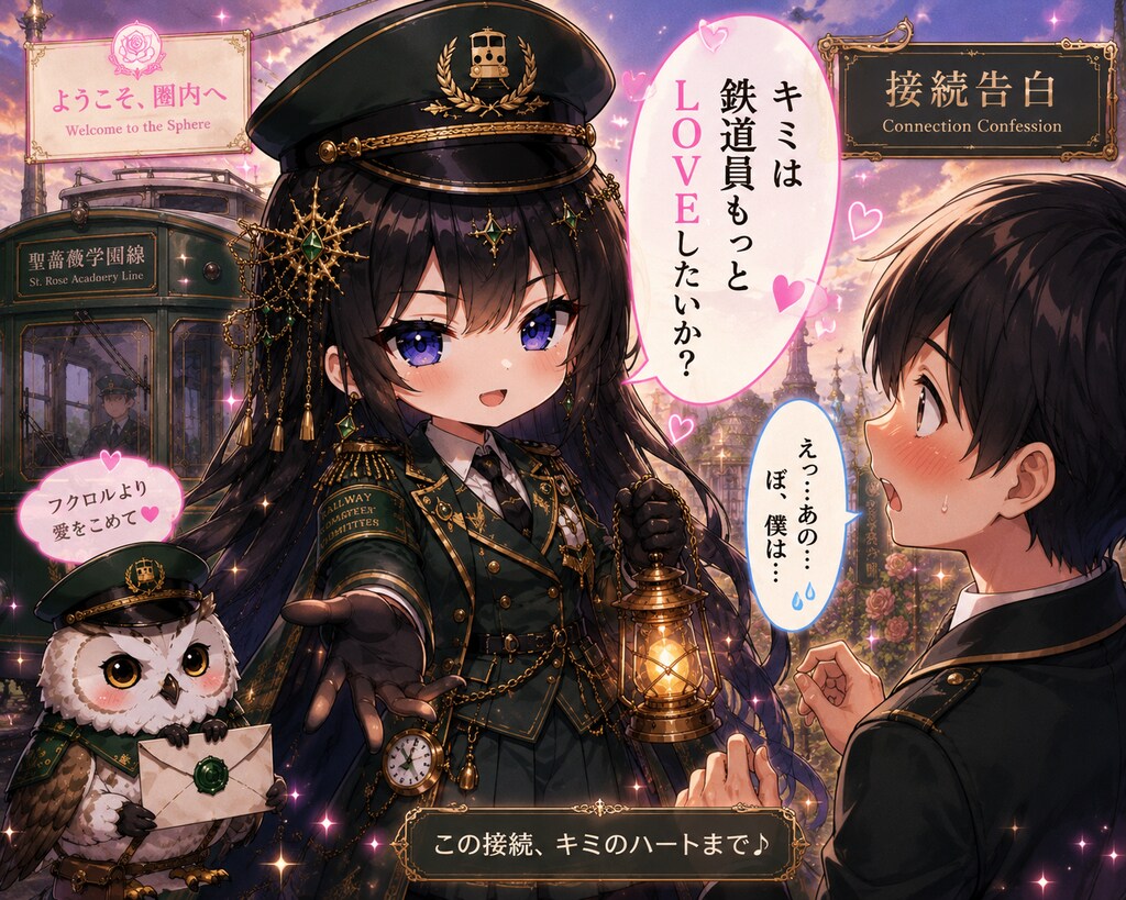 聖薔薇学園編〜鉄道管理委員会鉄道員募集ポスター〜