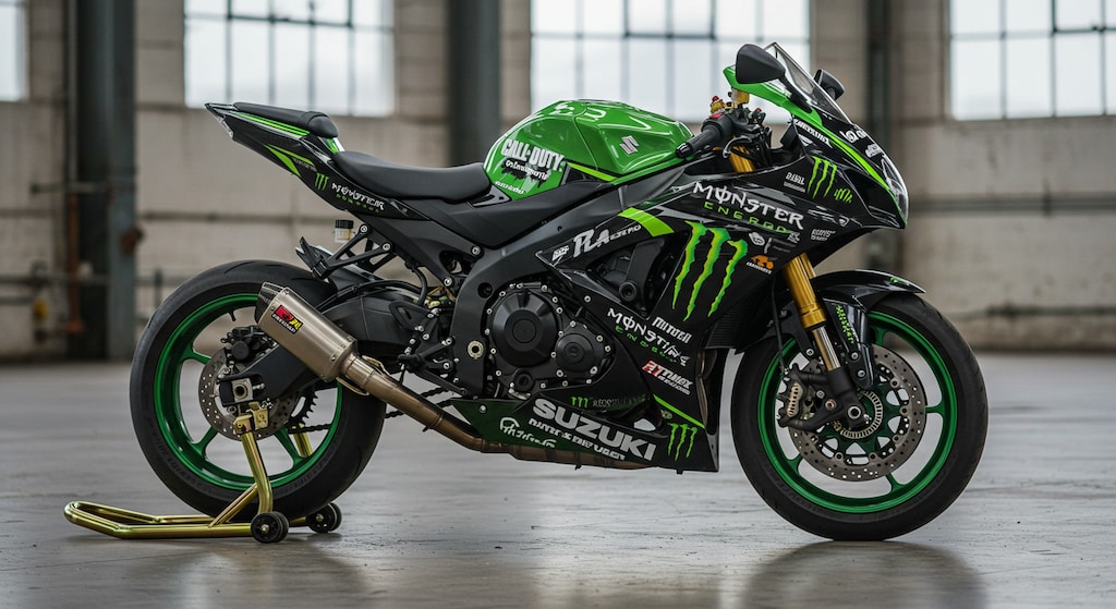 コールオブデューティーモンスターエナジースズキ隼