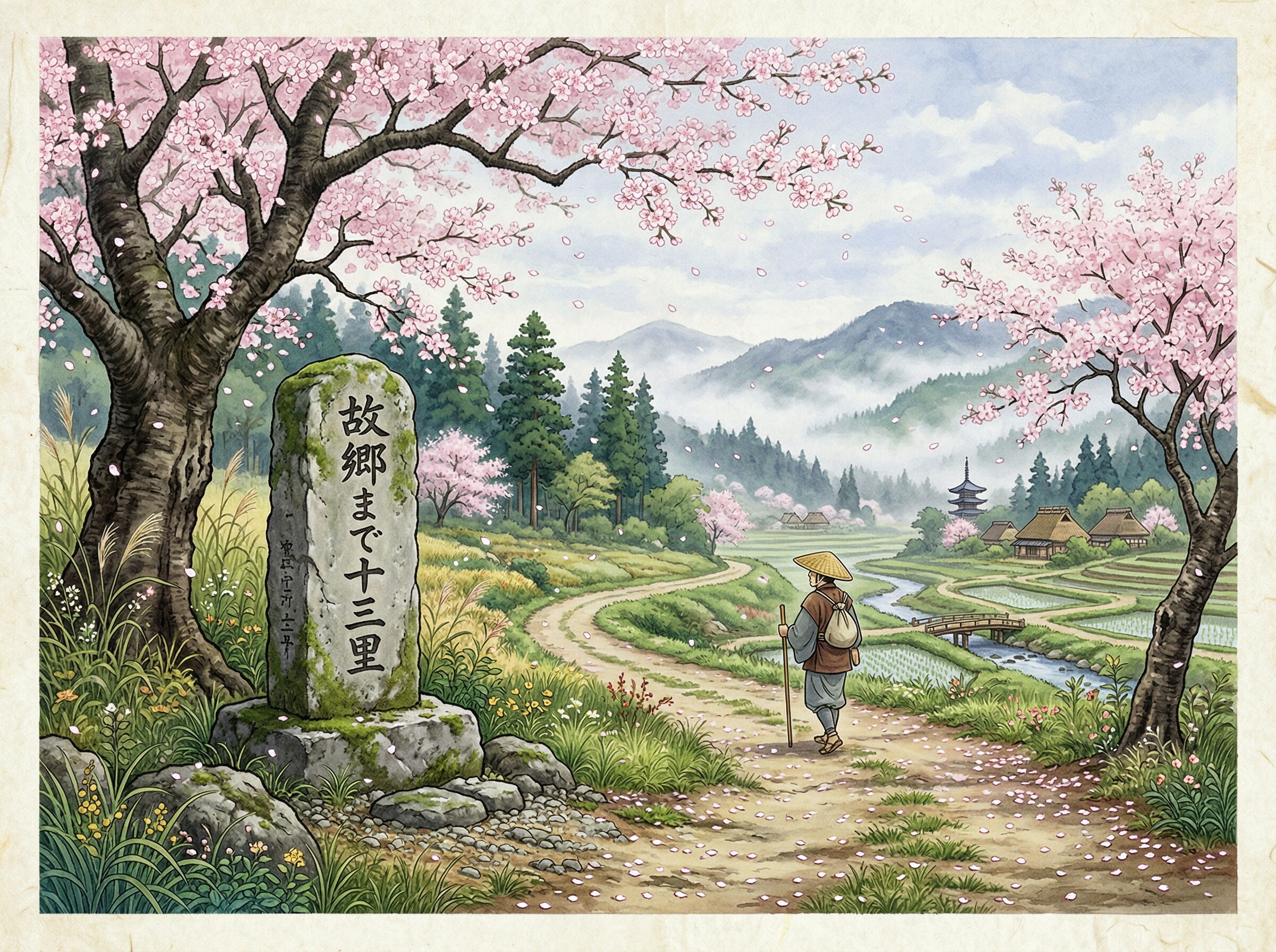 一里塚 | の人気AIイラスト・グラビア