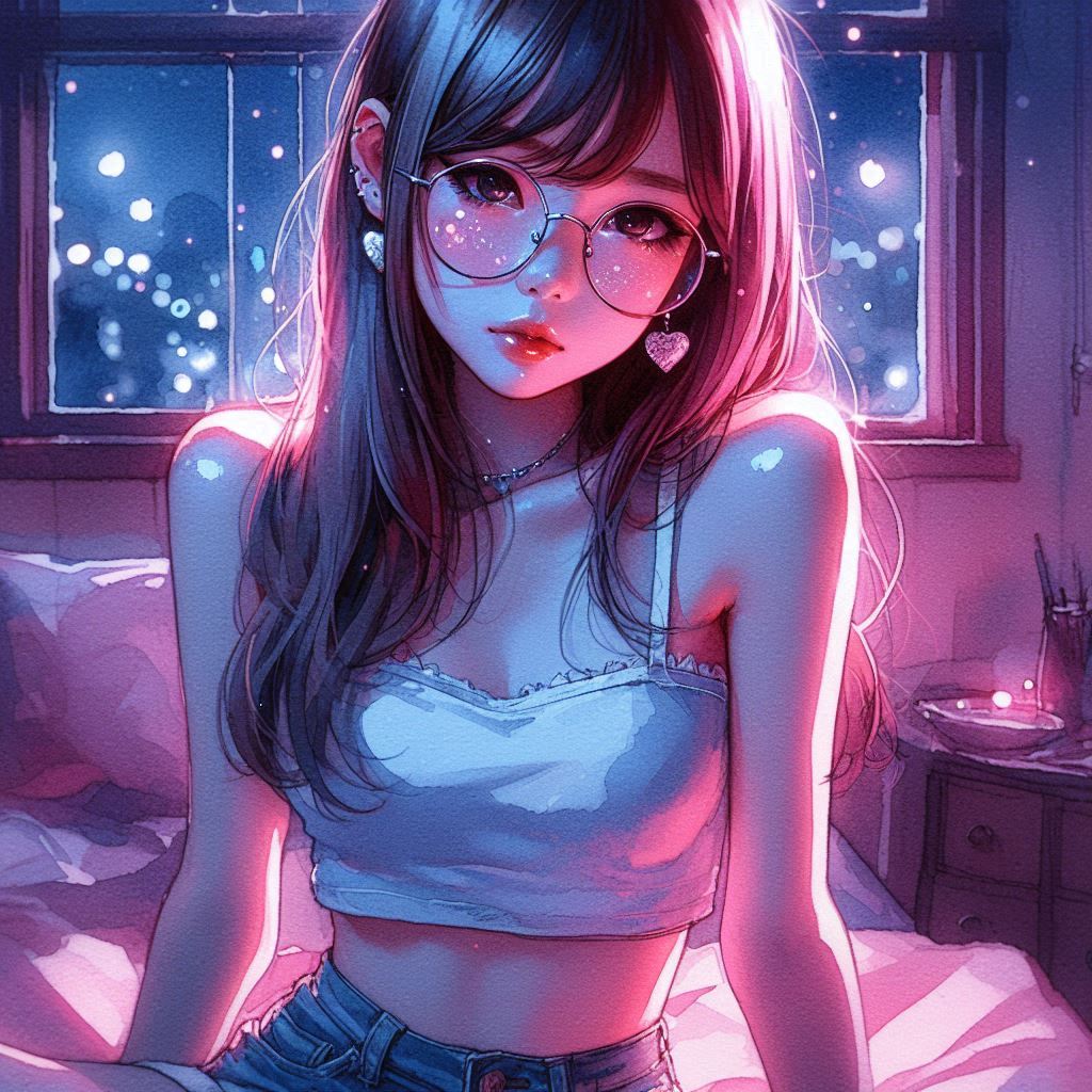 見つめ合う