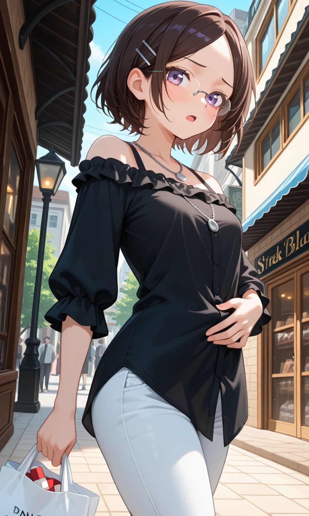 眼鏡っ娘に邪険に扱われる