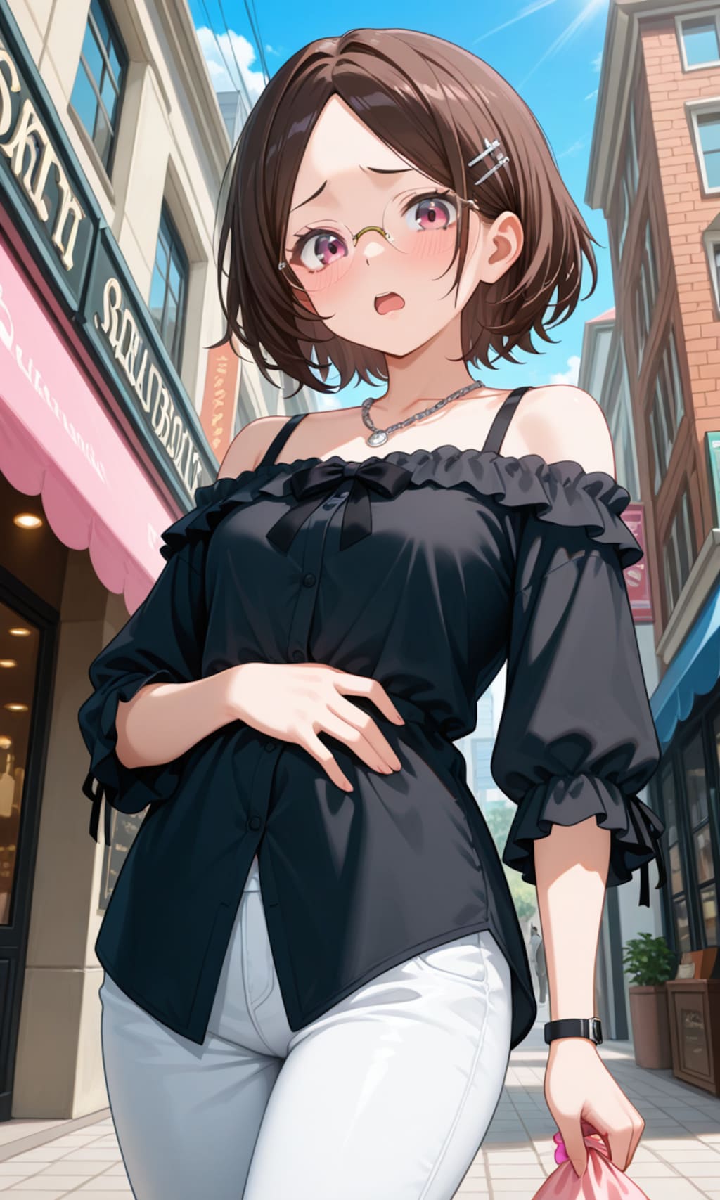 眼鏡っ娘に邪険に扱われる