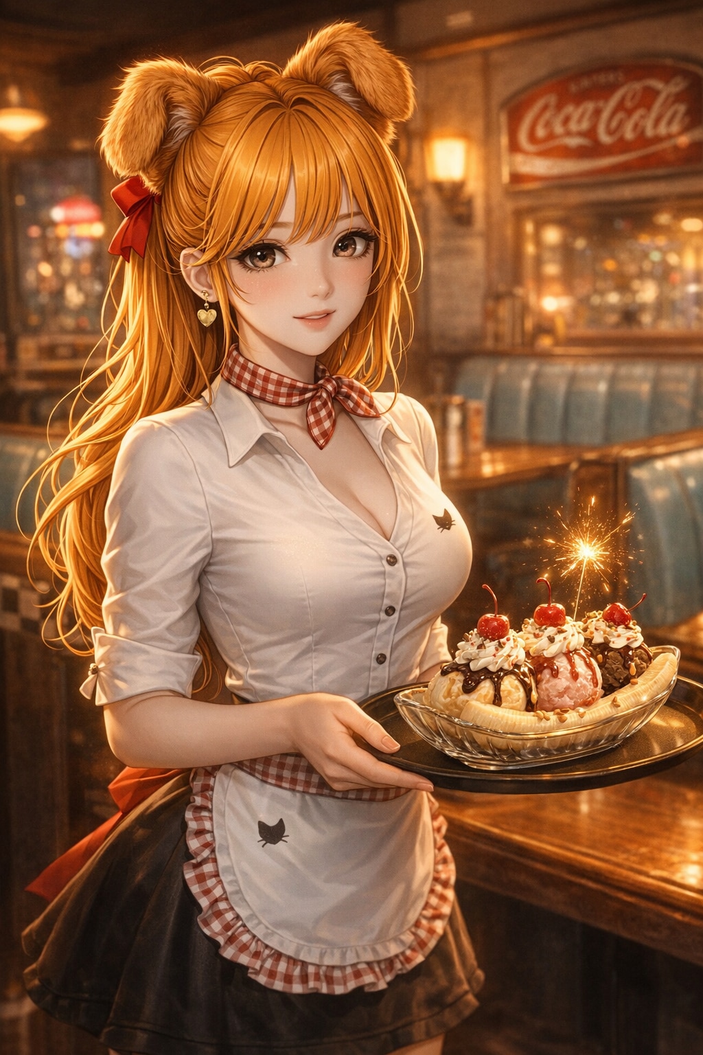 堕ち姫は、バナナスプリットでその笑顔をひとり占めにする。