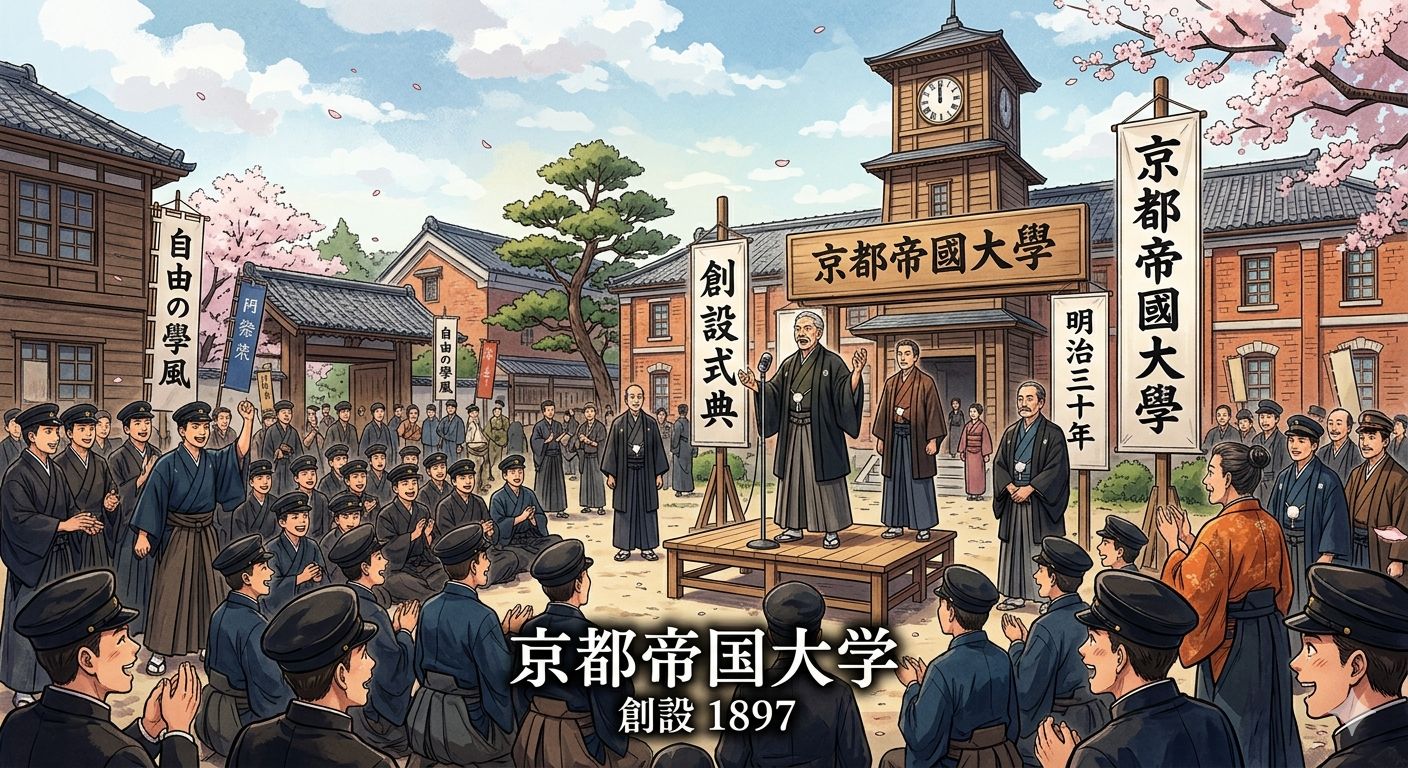 No.334 京都帝国大学(現：京都大学)が創設