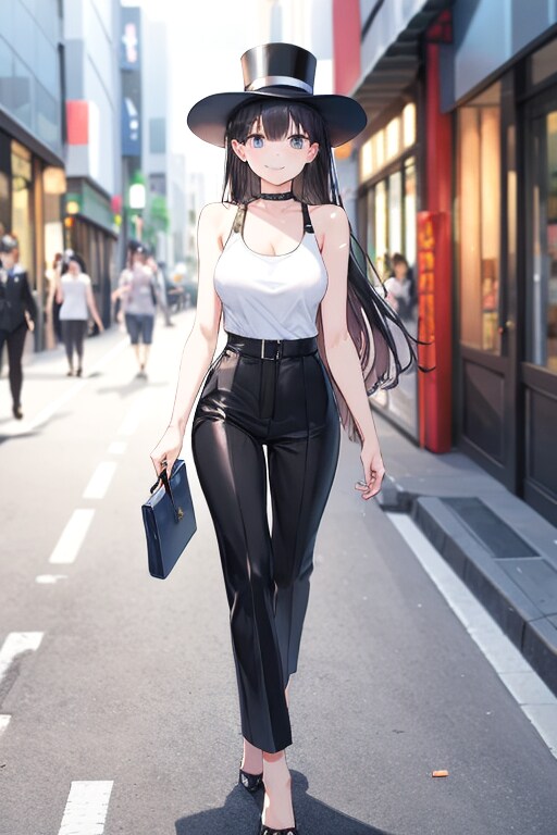 かっこかわいいダンサー白鳥英美梨　銀座を歩く