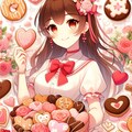 ホワイトデーの女の子とクッキー♥その2(7枚) 2枚目