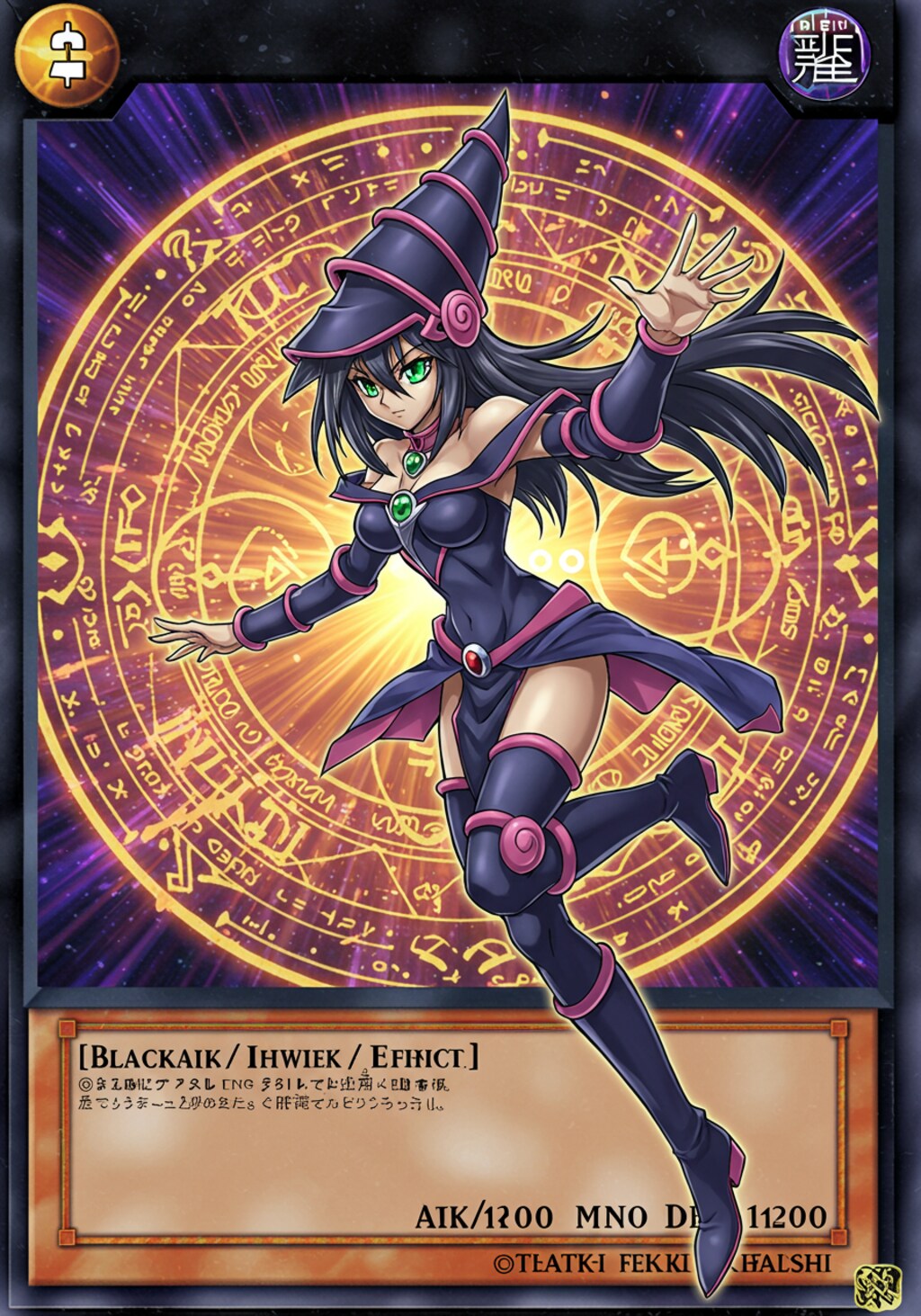 ImageFXで、なんちゃらマジシャンガール召喚！・・「えっ黒髪？私の知ってるのとなんか違う？？」