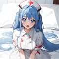 ナース少女、下から見るか? 横から見るか? 2枚目