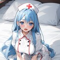 ナース少女、下から見るか? 横から見るか? 6枚目