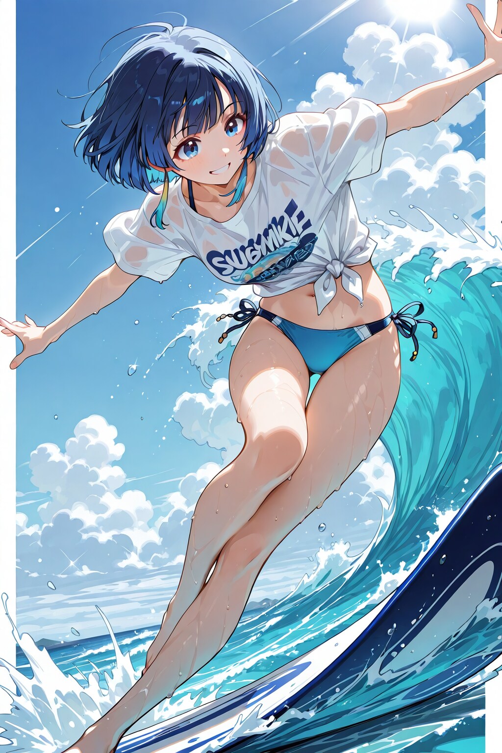 波に乗るWAVEちゃん