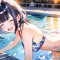 水着いろいろー（水彩画・イラスト塗り） 11枚目