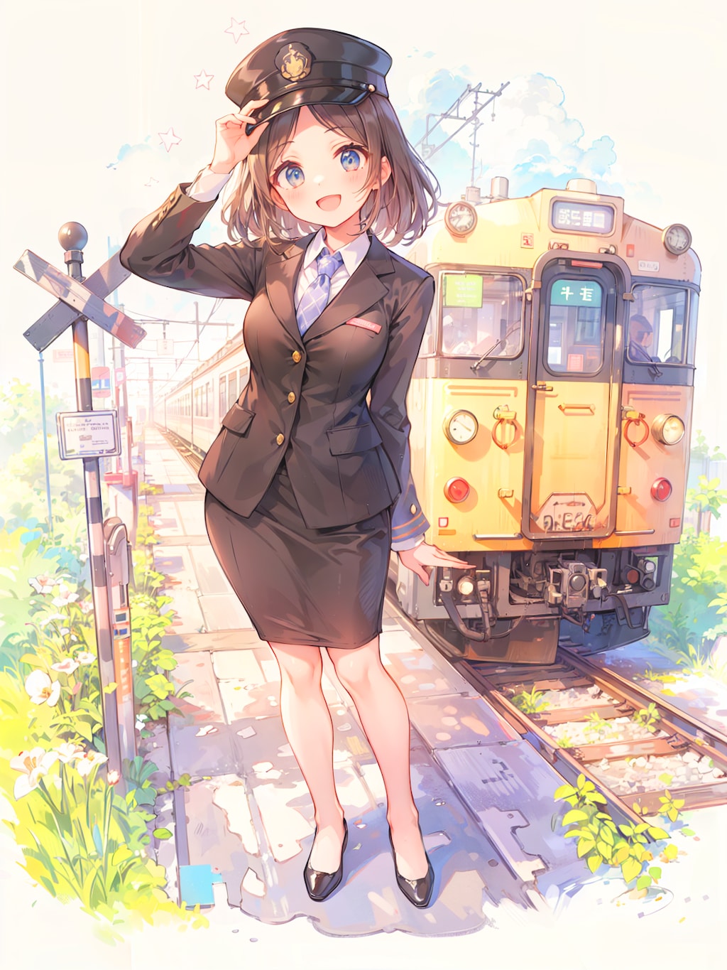 一日駅長アイドル