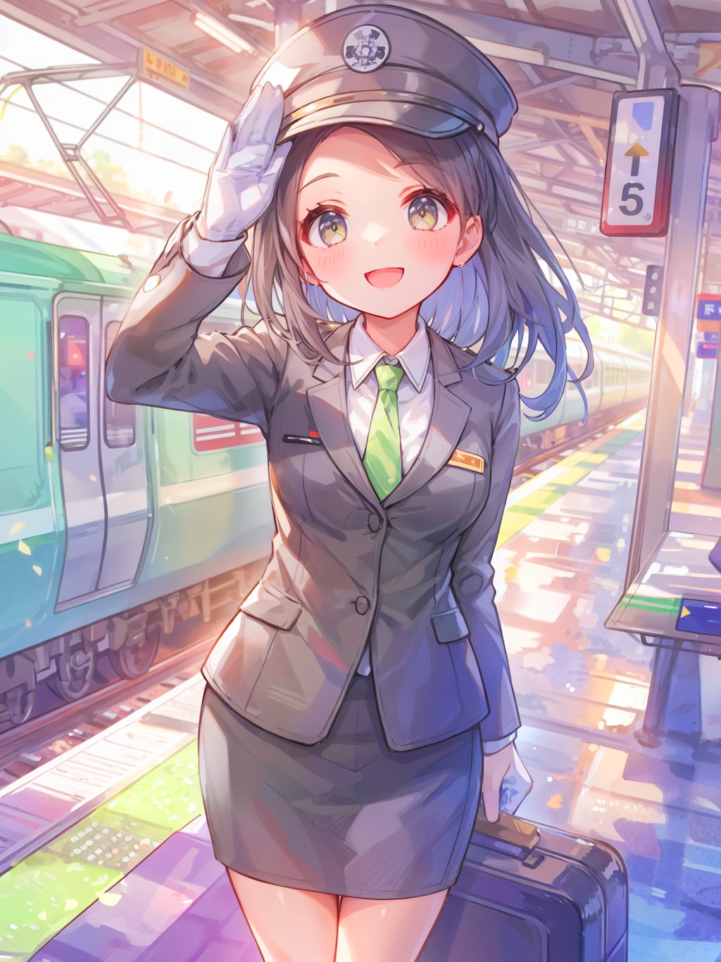 一日駅長アイドル