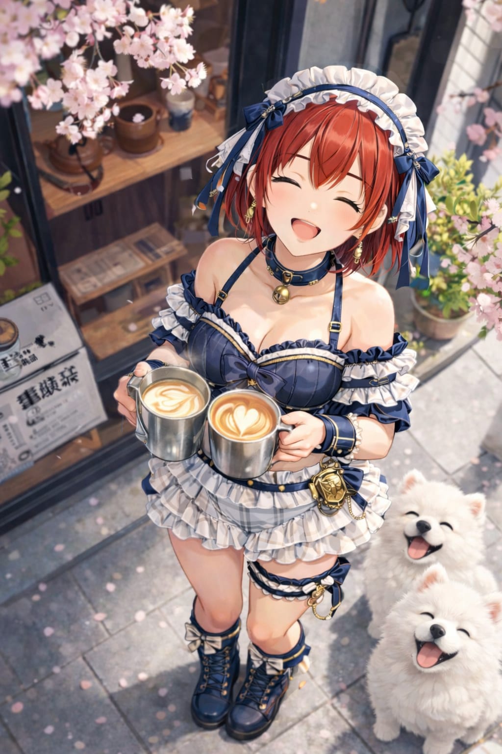 春風ラテと微笑みのメイド