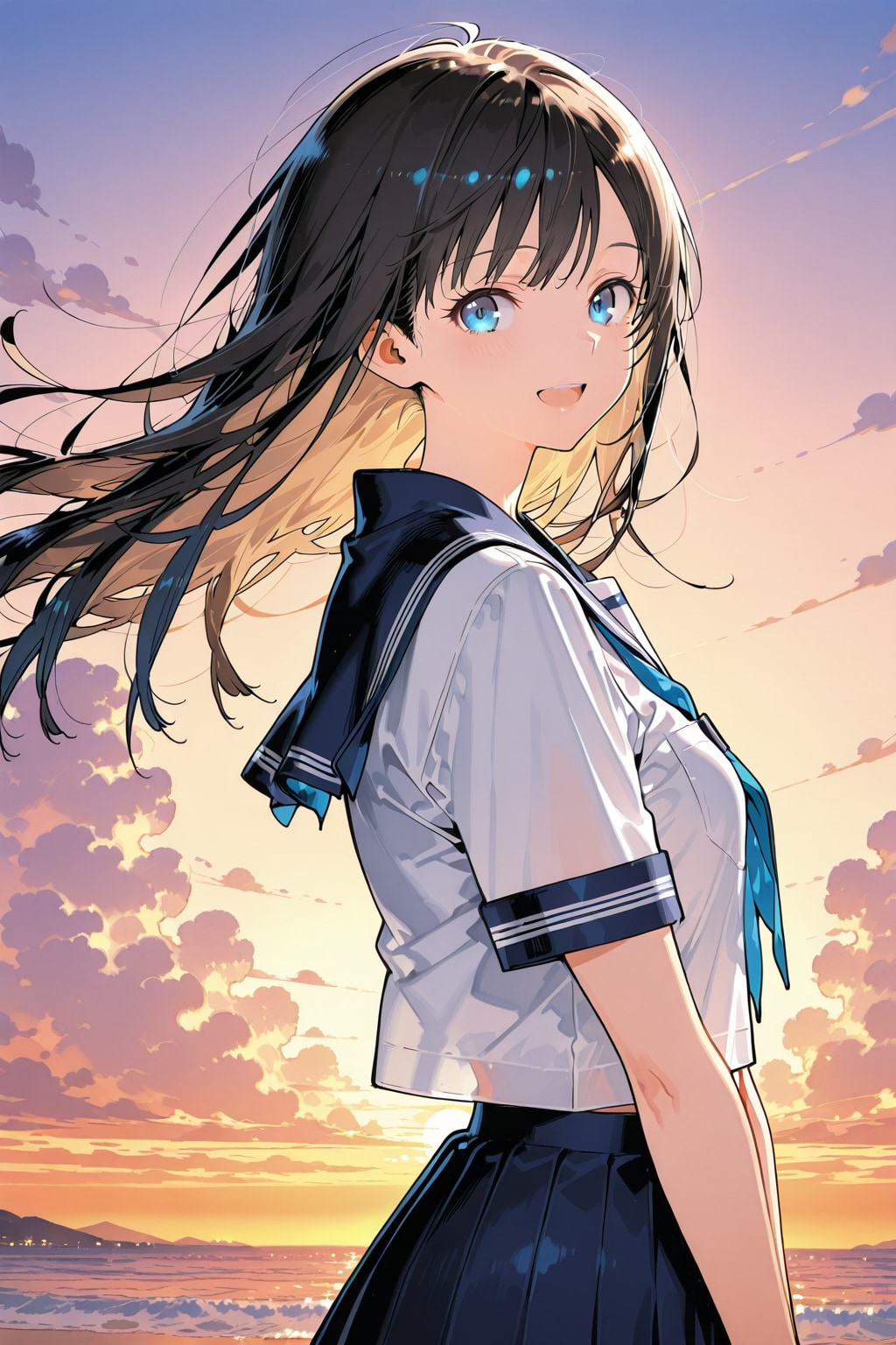 夕焼け | の人気AIイラスト・グラビア