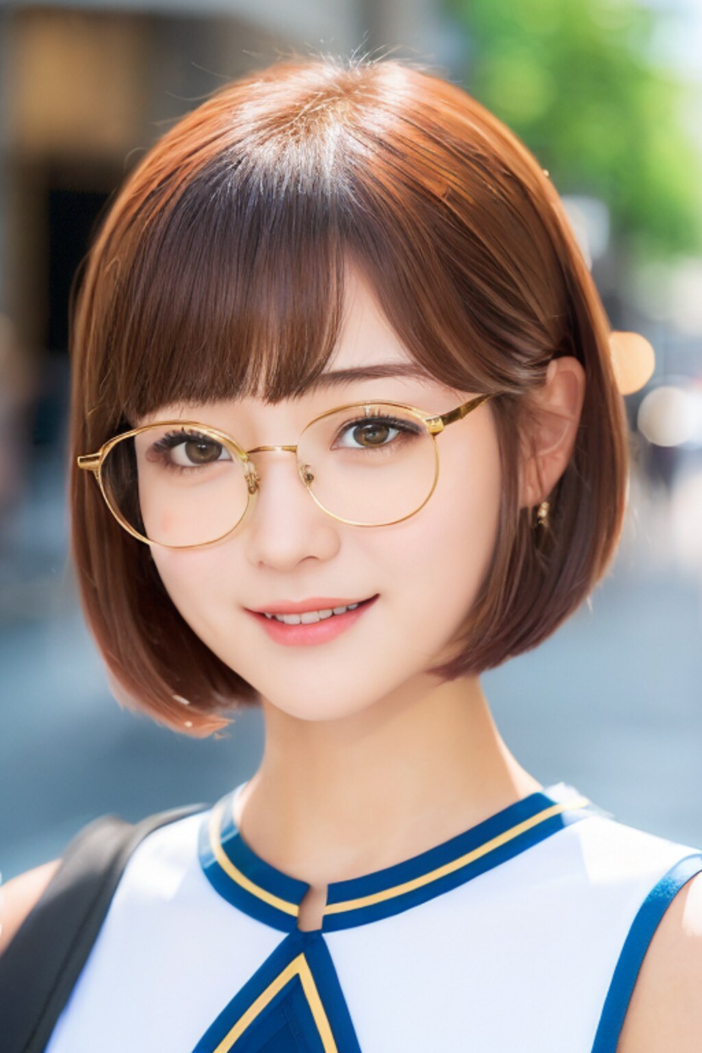 アチョー-眼鏡と女子高校生