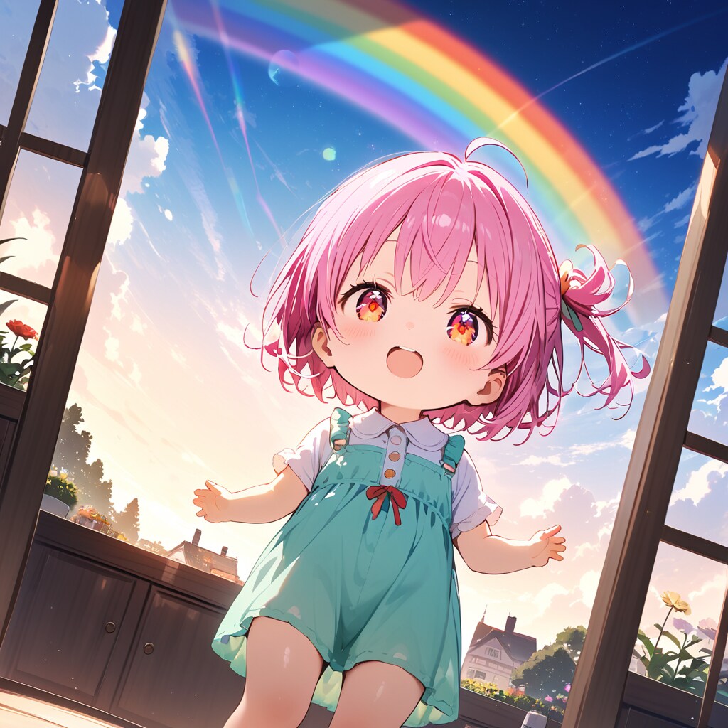 本日は虹の日。