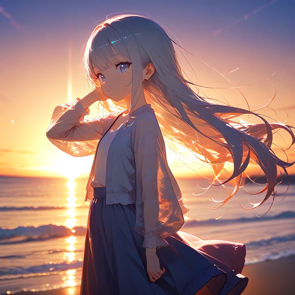Halted by Radiance / 眩光に立ち尽くす | の人気AIイラスト・グラビア
