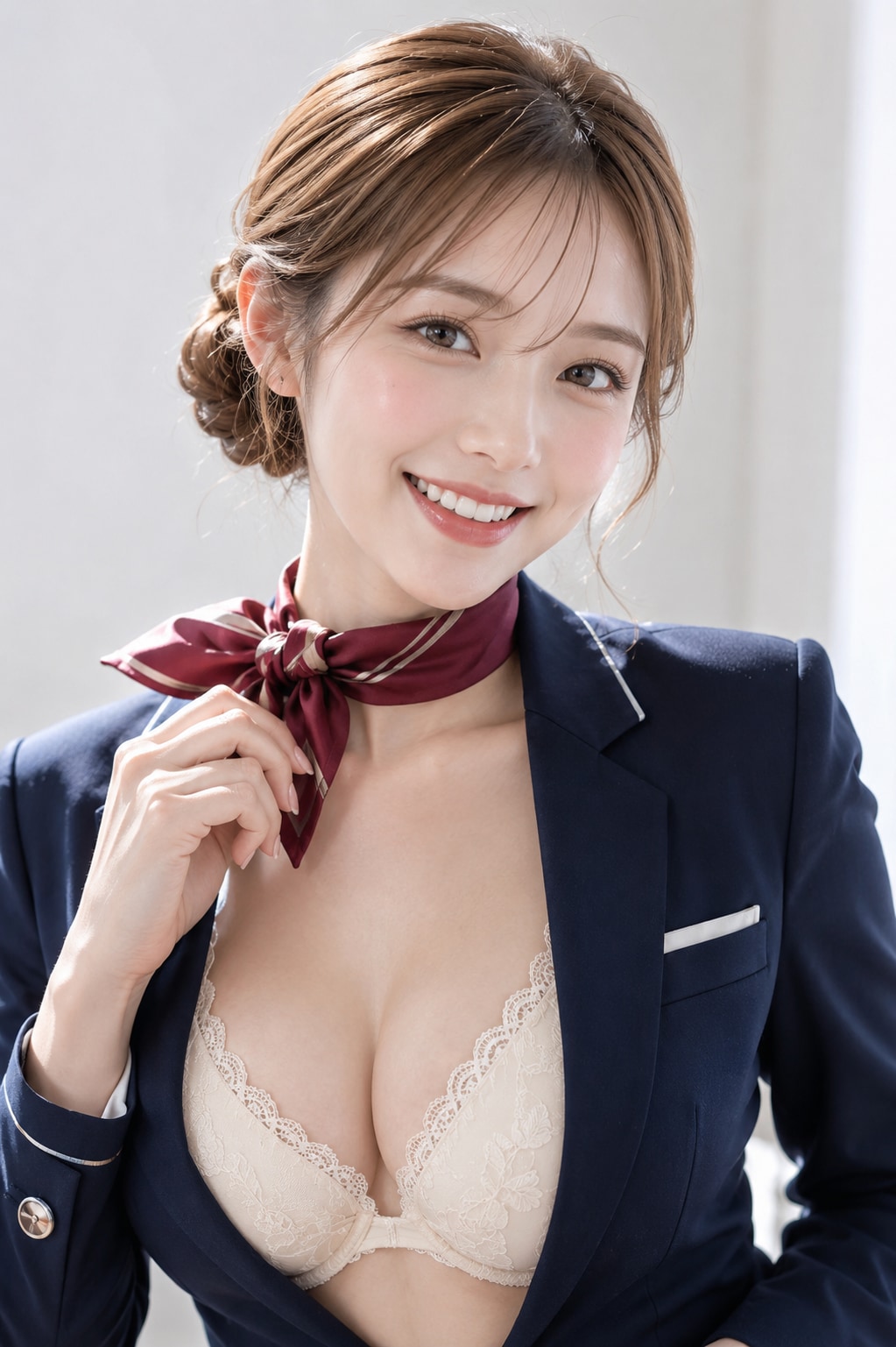 客室乗務員スタイル