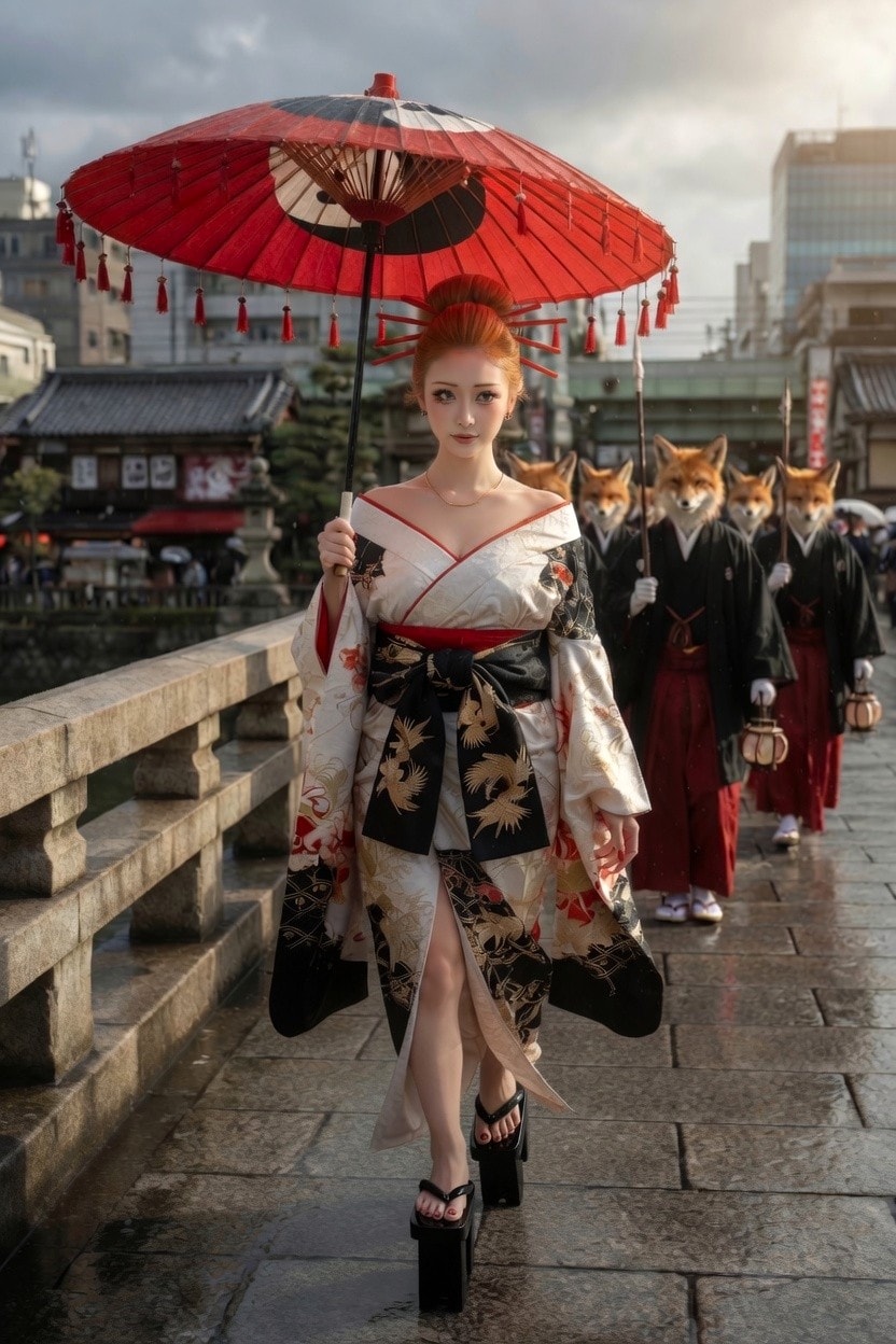 狐の嫁入り