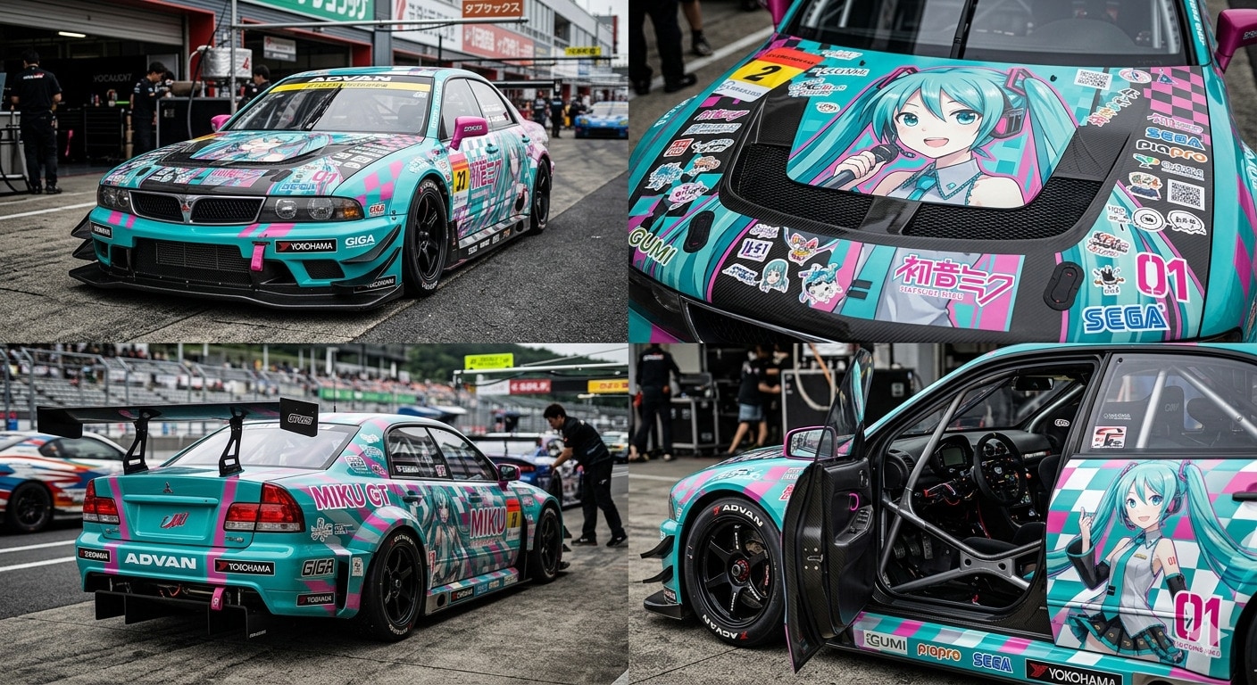 初音ミクディアマンテレーシングカー