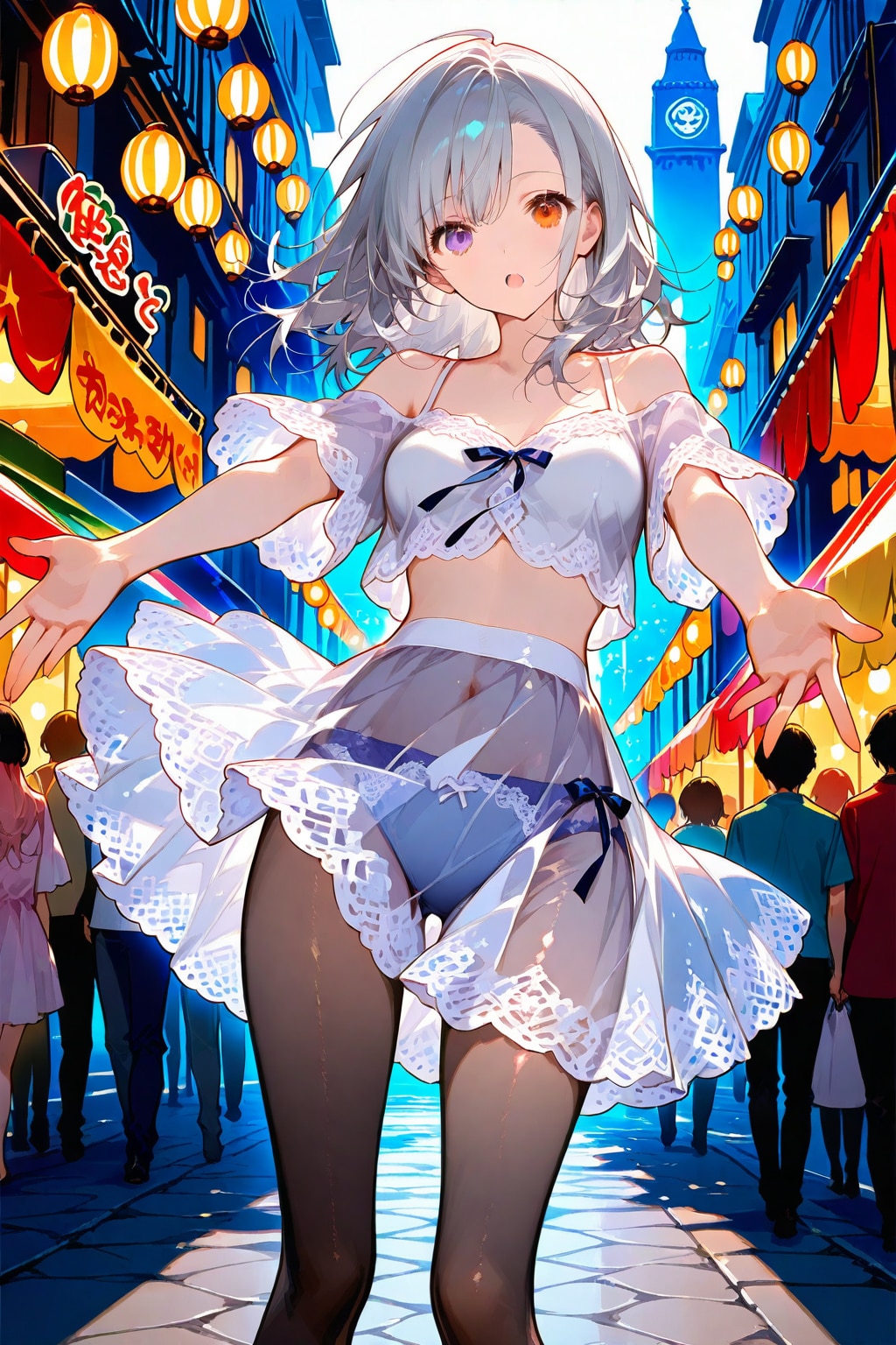 どこ見てるの？