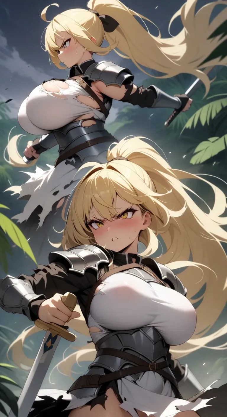二人の女騎士